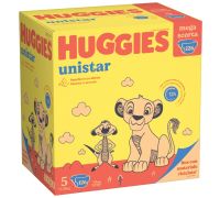 Huggies Unistar pannolini 11-25kg taglia 5 mega scorta 126 pezzi