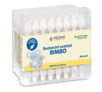 Profar bastoncini ovattati per l'igiene auricolare dei bambini 60 pezzi