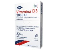 Vitamina D3 2000 UI integratore per ossa e sistema immunitario 30 film orodispensibili
