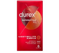 Durex Supersottile XL preservativi vestibilità ampia 6 pezzi