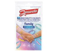 Zanzarella Family braccialetti antizanzare 25 pezzi