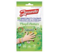 Zanzarella Play & Nature braccialetti antizanzare 25 pezzi