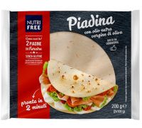 Nutrifree piadina senza glutine 2 pezzi 100 grammi