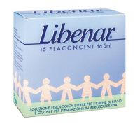 Libenar soluzione isotonica per igiene del naso 15 flaconcini da 5ml