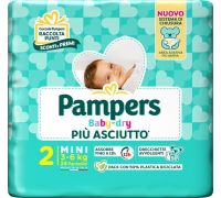 Pampers Baby Dry pannolini 3-6kg taglia 2 minii 24 pezzi