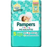 Pampers Baby Dry pannolini 11-25kg taglia 5 junior 16 pezzi
