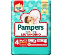 Pampers Baby Dry mutandino 8-15kg taglia 4 maxi 16 pezzi