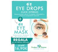 Gse eye drops click gocce oculari 10 pipette da 0,5ml+eye mask contorno occhi 5 compresse monouso