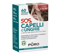 Puro SOS Capelli & Unghie integratore per capelli e unghie 60 compresse