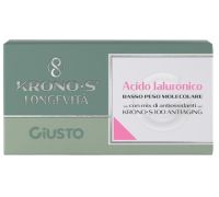 Giusto Kronos Longevità Acido Ialuronico a basso peso molecolare 10 bustine