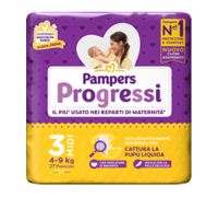 Pampers Progressi pannolini 4-9kg taglia 3 midi 27 pezzi