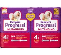 Pampers Progressi mutandino 8-15kg taglia 4 maxi 38 pezzi