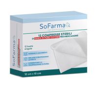 Sofarma+ garza sterile in cotone 10 x 10cm 25 pezzi