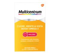 Multicentrum Cuore Mente & Vista Boost Omega 3 120 mini perle