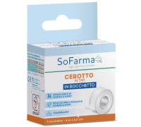 Sofarma+ cerotto in rocchetto tessuto non tessuto 2,5cm x 5m