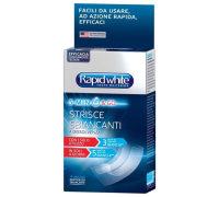 Rapid White Tooth Whitening strisce sbiancanti a dissolvenza per denti più bianchi 16 pezzi + dentifricio sbiancante 14ml + acceleratore 6ml 