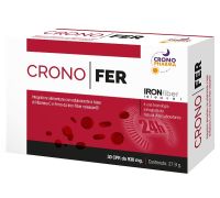 Cronofer integratore a base di ferro con vitamina C 30 compresse