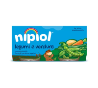 Nipiol legumi e verdure omogeneizzato 2 x 80 grammi