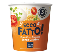 Nutrifree Ecco Fatto cous cous caprese senza glutine 70 grammi