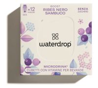 Microdrink Boost aromatizzatore per acqua gusto ribes nero 12 cubetti