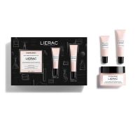 Lierac Cofanetto Hydragenist gel-crema viso reidratante illuminante per pelle normale e mista 50ml + siero viso 30ml + trattamento occhi 7,5ml