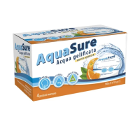 AquaSure acqua gelificata gusto arancia per disfagia 4 pezzi x 125 grammi