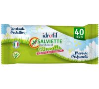Idrofil salviette alla citronella antizanzare idratanti e protettive 40 pezzi