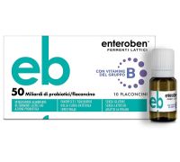 Enteroben 50mld integratore per l'equilibrio intestinale 10 flaconcini x 10ml