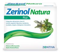 Zerinol Natura Flu integratore per il benessere delle vie respiratorie 14 bustine 