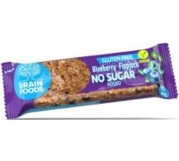 Brain Foods barretta mirtilli senza glutine 40 grammi