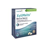 Xylimelts bocca secca pastiglie gengivali adesive per idratazione della bocca aroma menta 40 pastiglie
