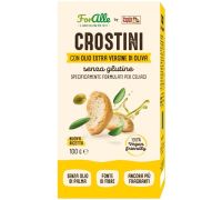 Foralle crostini con olio extravergine di oliva senza glutine 100 grammi
