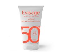 Evisage crema solare viso spf 50+ viso con triopherol protezione molto alta 50ml