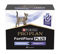 Purina Pro Plan Fortiflora Plus mangime complementare per il benessere intestinale del gatto 30 bustine