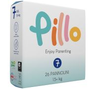 Pillo Enjoy Parenting 7 xxl pannolini 15+ kg 26 pezzi