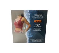 Guam Top Power Fit in fibramar rassodante e tonificante colore rosso rubino taglia S/M