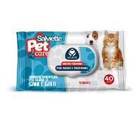 Setablu salviette umidificate per l'igiene di cani e gatti 40 pezzi