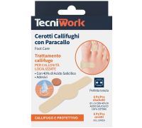 Tecniwork cerotti callifughi con paracallo 6 dischetti + 6 cerotti