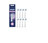 Oral-b power refill sensitive clean testine di ricambio 8 pezzi