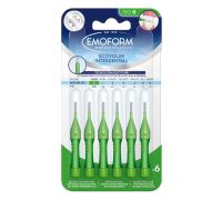 Emoform scovolini interdentali iso 0 verde 6 pezzi
