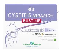 Gse Cystitis Rapid+ integratore per la funzionalità delle vie urinarie 10 bustine
