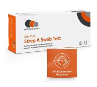 One Step Strep A Swab test streptococco A 1 pezzo
