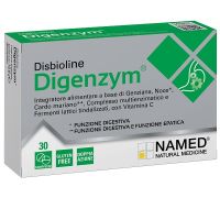 Disbioline Digenzym integratore per la funzione epatica e digestiva 30 compresse