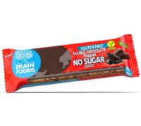 Brain Foods barretta doppio cioccolato senza glutine 40 grammi