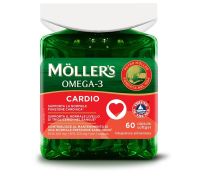 Möller's Omega-3 Cardio integratore per la funzione cardiaca e per la pressione 60 capsule softgel