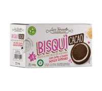 Tomasello bisquì biscotti al cacao con crema bianca senza glutine 144 grammi