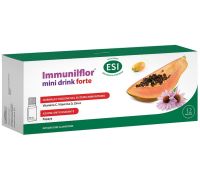 Esi Immunilflor Mini Drink Forte integratore per il sistema immunitario gusto papaya 12 flaconcini