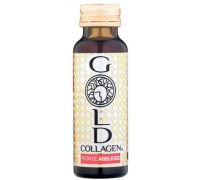 Gold collagen forte ageless integratore per il benessere della pelle 10 flaconi da 50ml