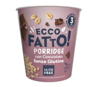 Nutrifree easy food porridge al cioccolato senza glutine 50 grammi