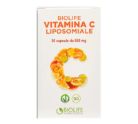 Biolife vitamina C liposomiale integratore per il sistema immunitario 30 capsule